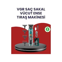 Diyar-ı Fırsat Vgr V-695 Şarjlı Profesyonel Erkek Saç Sakal Tıraş Makinesi Ipx7 Su Geçirmez
