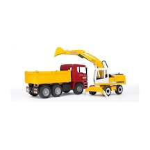 Man Damperli Kamyon Ve Liebherr Enessiworldkavatör