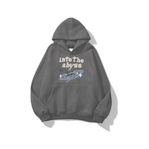 Unisex İnto The Abyss Sweatshirt Gri Gri