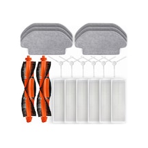 Xurunkeji Xiaomi Robot Vakum S10 S12 B106gl Yedek Yedek Parça Aksesuarları Ana Yan Fırça Hepa Filtre Paspas Bezi