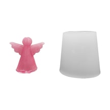 Tahtakale Toptancı Silikon 3d Sade Minimalist Melek Mum Kalıbı