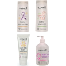 Ecowell Organik Bebek Bakım Paketi (4'Lü Ürün)