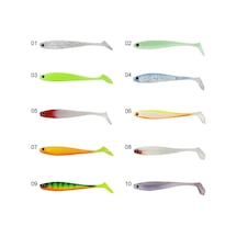 Captain 3587 Dagi Duck Shad 9cm 7gr Levrek Silikonu 5li Paket Suni Yem
