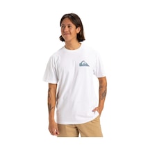 Quiksilver Window Pane Erkek Beyaz Yuvarlak Yaka Tişört Beyaz