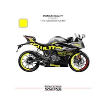 Cfmoto 250sr The Hard Sr Sticker Set Etiket Modeli Yüksek Kalite Set Jant Kaplama Hediyeli 09187714