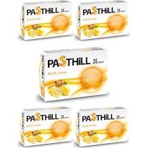 Pasthıll Bal ve Limon 24 Adet Boğaz Pastili 5'li Paket