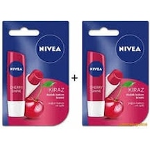 Nivea Lipstick Kiraz Dudak Bakım Kremi 2'li