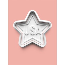 Amerika U.s.a Kurabiye Kalıbı Ve Şeker Hamuru Kalıbı