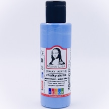 Mona Lisa Akrilik Boya Chalky 70 Ml Aqua Mavi Sd170-07 Çok Renkli