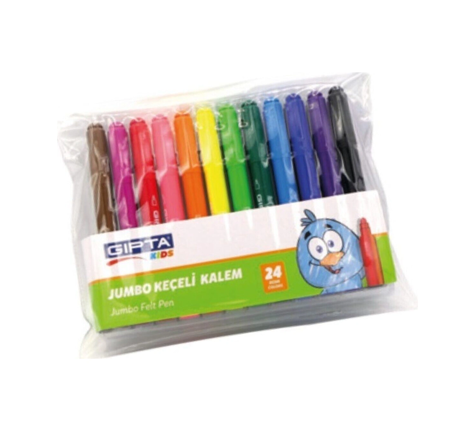 Jumbo Keçeli Kalem 24 Renk