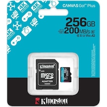 Kingston Sdcg4/256gb 256gb Microsdxc Canvas Go Plus Gen4 200mb/s A2 U3 V30 Card Drone