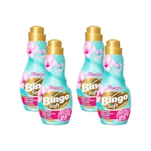 Bingo Soft Konsantre Çamaşır Yumuşatıcısı 1200 Ml Frezya 4'lü Paket 4'lü Set