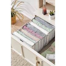 8 Gözlü Çekmece İçi Organizer Large Polyester Gri Tr Diğer