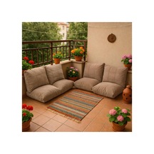 Bahçe Minderi,balkon Minderi ,petek Önü, Kreş , Şark Köş.minderi Modern Ve Rahat Tasarım Cappucino