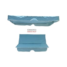 Salıncak Minder Kılıf Takımı(Süngersiz)2 Kişilik Minder-Mavikırçl (532721335)