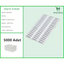 Akusto Manyetik Dr Barkodlu Alarm Etiketi 1 Kutu: 5000 Adet