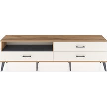 Arges Tv Ünitesi Tek Raflı 3 Çekmeceli 176x30x51 Çam-antrasit/aytaşı Antrasıt/aytası