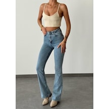 Lacarino 7579 Cındy Xl Kadın Jean Pantolon Blue