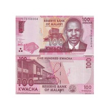 Malawi 2020 Yılı 100 Kwacha Yabancı Kağıt Para Çil Unc Koleksiyon Para