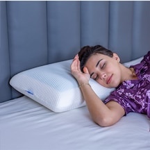 Jelli Klasik Visco Yastık Memory Foam Boyun Yastığı Hafızalı Yastık 60*40*15