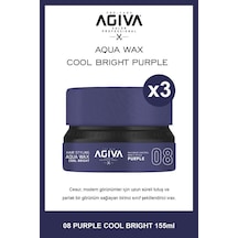 Agiva Aqua Wax Cool Bright 08 Purple Wax 3 x 155 ML