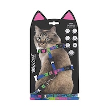 M-pets Urban Style Lava Kedi Göğüs Tasması Seti 120cm 244-58066.01