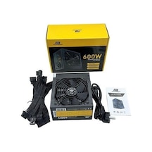 Powerboost Pb600ar 600w Apfc 2 Pcı-e 6+2 Pin 12cm Siyah Fanlı Atx Psu Retail Box