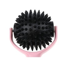 Maoyaya Suntek El Akupunktur Vücut Masaj Topu - Dikenli Nokta Masaj Aleti Pembe - Siyah