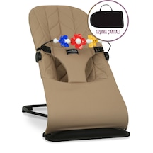Merfbaby Oyuncaklı Ana Kucağı - Kahve - Taşıma Çantalı