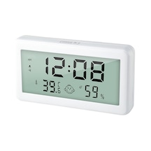 Springsun Dijital Termometre Higrometre - Zaman, Tarih, Alarm Ve Konfor Göstergeli Ev Tipi Lcd Ekranlı Cihaz