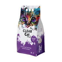 Clear Cat Kedi Kumu Topaklaşan Bentonit Clear Cat Blanco 5l Lavanta Kokulu
