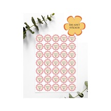 100 Adet Teşekkür Ederiz Stickers Paketleme Kargo Çıkartma Pyasks