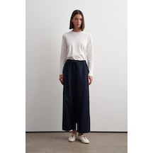 Barrel Gabardin Pantolon Lacivert