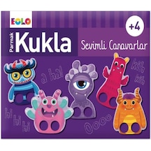 4 Yaş Parmak Kukla Sevimli Canavarlar eolo Yayınları