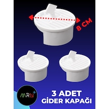 Mirvano 3 Adet, Gider Kapağı,yer Süzgeci, Izgarası Plastik Gider Kapağı Beyaz Mirvano 3 Adet, Gider Kapağı,yer Süzgeci, Izgarası Plastik Gider Kapağı Beyaz