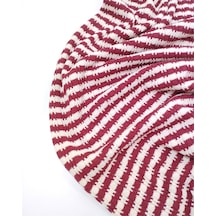 Bordo Ekru Renklerde İnce Yumuşak Dökümlü Triko Örme Kumaş Hırkalık & Kazaklık 150x280cm-12515 Bordo,ekru