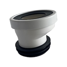Magideal Suntek Ofset Tuvalet Flanşı Konektörü 2.5 CM Beyaz