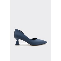 Derinet Kısa Topuk Saten Kadın Stiletto L.saten L.saten