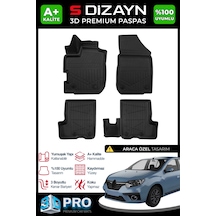 S-dizayn Renault Symbol 3d Pro Havuzlu Paspas 2013 Üzeri A+ Kalite
