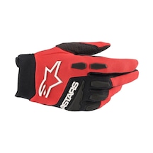 Alpinestars Full Bore Korumalı Kros Motosiklet Eldiveni Kırmızı Siyah