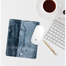 Lacivert Taş Desenli Bilek Destekli Dikdörtgen Mouse Pad Mouse Altlık Mousepad