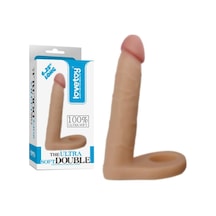 Truva Shop Lovetoy Realistik Belden Bağlamalı 15 Cm Anal Takma Penis Çatal Dildo