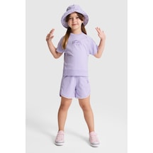 U.S. Polo Assn. Kız Çocuk Lila Pijama Takım 50326607-vr034
