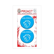 Damla Logo Sticker Peugeot Kabartmalı 5x5cm 09 Nötr
