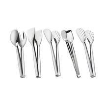 5'li Çelik Maşa Seti, 28cm, Pasta Makarna Servis Salata Izgara Maşa