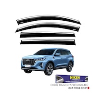 Chery Tiggo 7/7 Pro Kromlu Cam Rüzgarlığı Niken 2020+ Sonrası Uyumlu