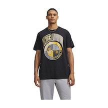 Under Armour Ua M Varsity Crest Ss Erkek Günlük Tişört 6009249-001 Siyah Siyah