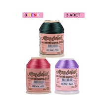 3 Adet Altınbaşak Oya Ve Dantel İpi 20 Gr - Royaleks - No: 470 - 940 - 758