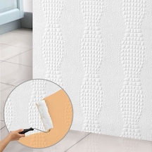 3d Duvar Paneli Boyanabilir Dekota 60x120 Cm / Deri Desenli 7'li Paket-5 M²