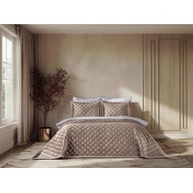 Doqu Home Luxury Yatak Örtüsü Imperial Çift Kişilik - Cappucino Krem